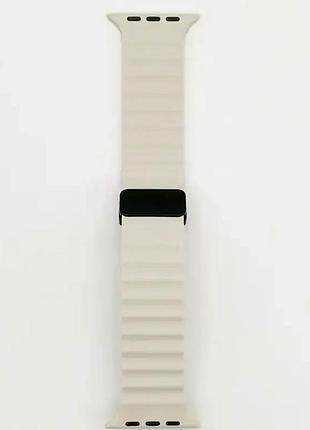 Ремінець для apple watch 42 44 45 49 мм гумовий для активних користувачів із захистом від втрати ocean design