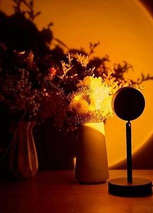 Проєкційний світильник заходу сонця — sunset lamp