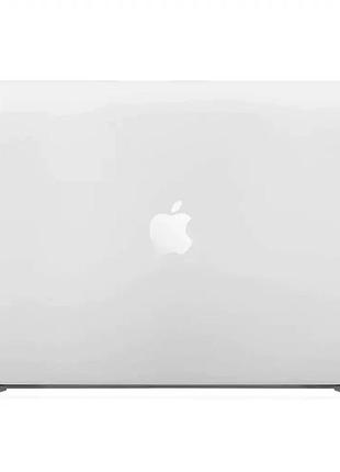 Чехол силиконовый для macbook air 15 дюймов a2941 защита от ударов и царапин белый