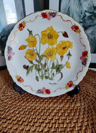 Коллекционная тастинная тарелка "welsh poppy" маргарет стеллант 1990