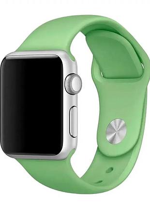 Ремешок sport band силиконовый для спорта и активного отдыха 38 40 41 мм светло-зеленый