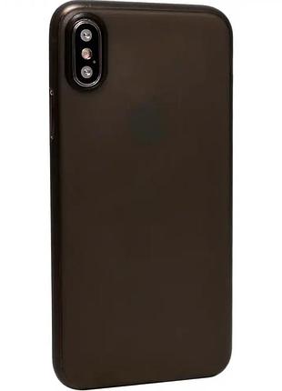 Чехол противоударный для iphone x iphone xs серый защита от падений и царапин поликарбонатный