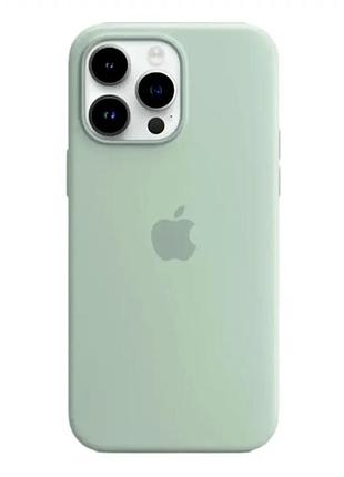Чехол силиконовый для iphone 14 pro turquoise защита от ударов и падений легкий и прочный