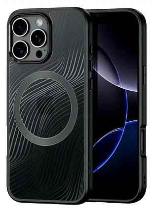 Чехол противоударный tpu для iphone 16 pro max черный защита от падений и царапин