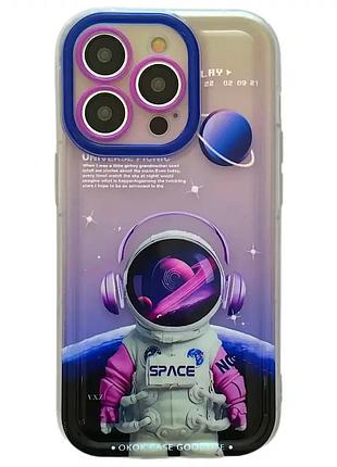 Чохол силіконовий для iphone 13 pro max nasa протиударний захист від ударів космічна тематика