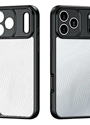 Чехол противоударный для iphone 17 air черный легкий защита от падений и ударов