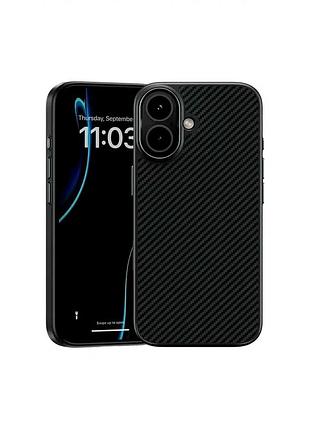 Чехол противоударный carbon case для iphone 17 силиконовый защита от падений и царапин с magsafe
