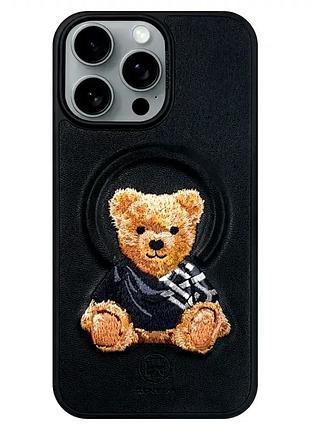 Чехол противоударный для iphone 16 pro max черный защита от ударов с magsafe