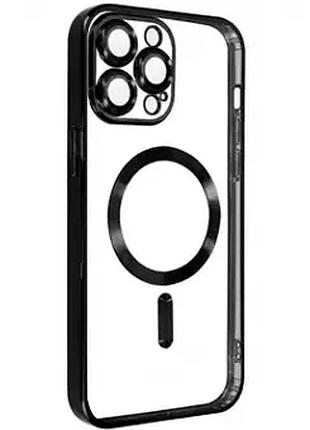 Чехол противоударный для iphone 16 pro max черный защита от ударов и царапин с magsafe