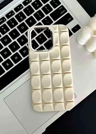 Чехол противоударный для iphone 15 pro max tpu белый защита от падений и ударов для активных пользователей