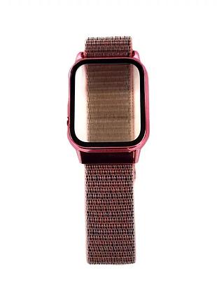 Ремешок nylon для apple watch 40 мм легкий дышащий для активного отдыха разовое золото