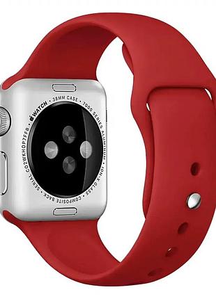 Ремешок sport band для apple watch 38 40 41 мм резиновый для активных людей фитнеса розовый