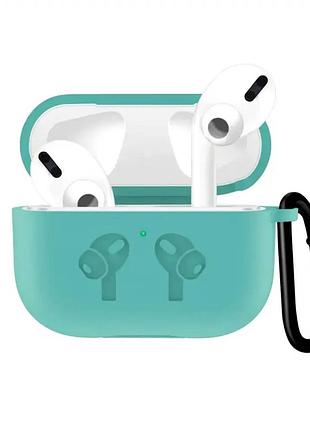 Чехол силиконовый для airpods 3 защита от повреждений гибкий с вырезом для зарядки черный