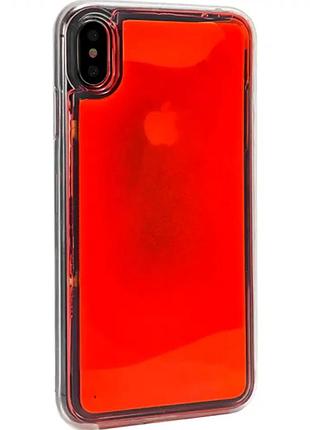 Чохол протиударний для huawei y7 2019 силіконовий захист від ударів жовтогарячий liquid glow