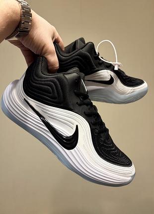 Nike precision 8 mid black white 2