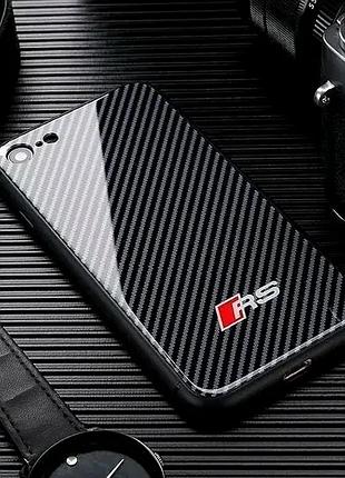 Протиударний чохол для iphone 6 plus tpu carbon rs захист від ударів чорний