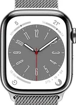 Ремінець wiwu для apple watch 42 44 45 49 мм легкий для повсякденного носіння сріблястий