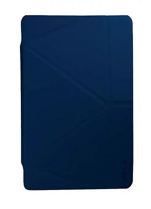 Чехол кожаный для samsung tab s3 t820 t825 с подставкой защита от ударов синий