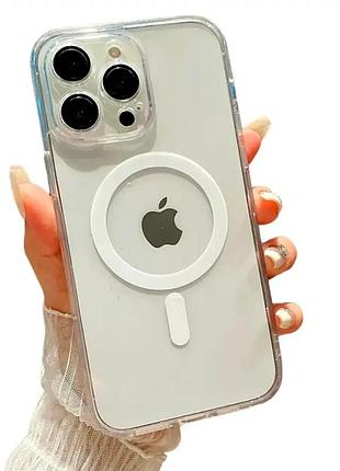 Чохол протиударний для iphone 14 pro прозорий силіконовий із захистом від падінь і ударів
