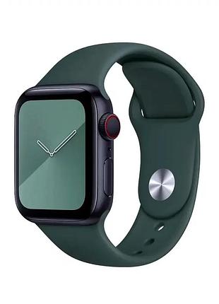 Ремешок sport band силиконовый для активного отдыха apple watch 42 44 45 49 мм зеленый