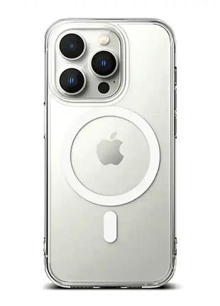 Чохол силіконовий для iphone 15 plus з magsafe захист від ударів легкий доступ до зарядки