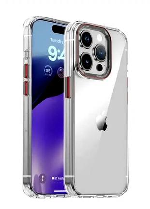 Чехол противоударный для iphone 15 прозрачный tpu защита от падений и повреждений для активных пользователей