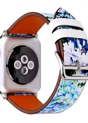 Ремінець jacquard cotton для apple watch 38 40 41 мм квітковий візерунок повсякденне використання