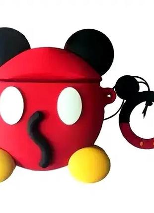 Чехол силиконовый для airpods защита от ударов и царапин disney mikky для детей и взрослых
