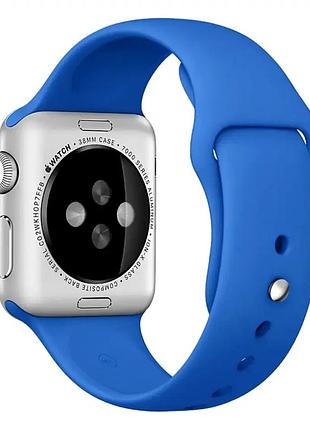 Ремінець sport band для apple watch 38 40 41 мм легкий зручний для спорту синій
