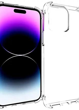 Чехол противоударный для iphone 15 pro max прозрачный защита от падений легкий и тонкий