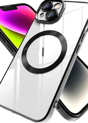 Чехол противоударный для iphone 17 силиконовый с magsafe защита от падений и удобная зарядка