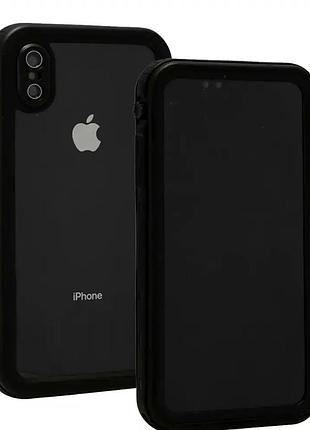 Чохол waterproof tpu для iphone x xs чорний захист від води та ударів для активного відпочинку