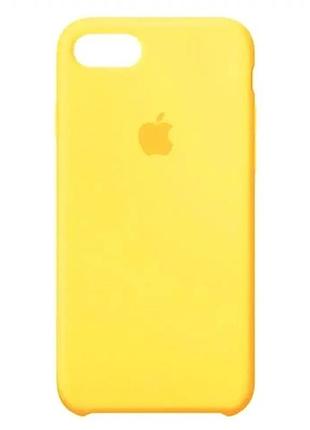 Силиконовый чехол для iphone 7 plus 8 plus желтый противоударный защита от падений и ударов