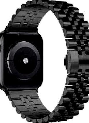 Ремешок для apple watch 42 44 45 49 мм замена браслета для мужчин и женщин с бусинами черный