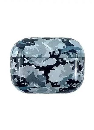 Чехол противоударный для airpods pro защита от ударов и царапин military серый