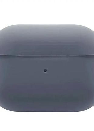 Противоударный чехол для airpods pro защита от ударов влаги микрофибра серый