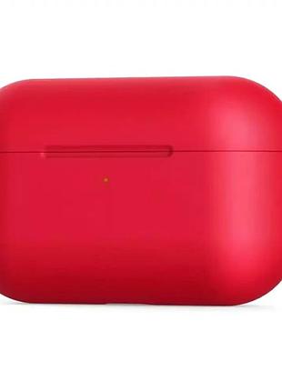 Силиконовый чехол защита от ударов и царапин для airpods pro пудровый цвет