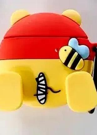 Чехол силиконовый для airpods защита от повреждений disney teddy универсальный для детей и взрослых