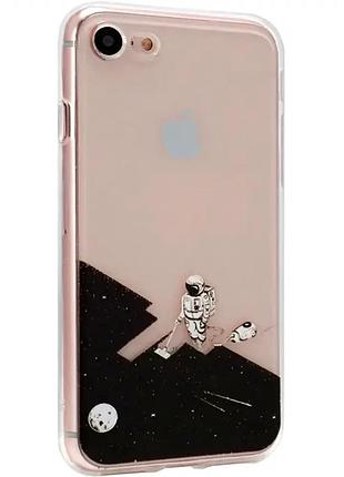 Чохол протиударний для iphone 7 8 силіконовий захист від ударів cosmo амортизація й унікальний дизайн