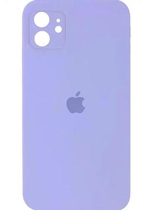 Чехол силиконовый для iphone 11 фиолетовый противоударный с защитой камеры для надежной защиты устройства