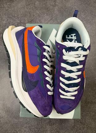 Nike x sacai vaporwaffle purple