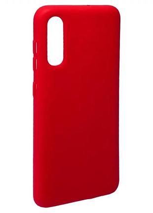 Чехол силиконовый для xiaomi redmi note 8 красный защита от ударов и царапин