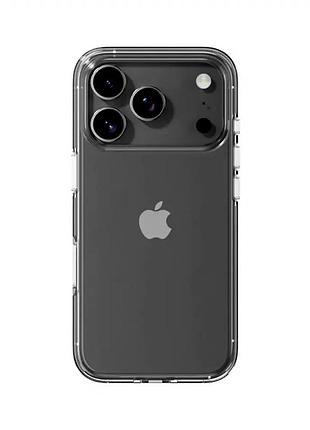 Чехол противоударный для iphone 17 pro tpu прозрачный защита от ударов с амортизацией