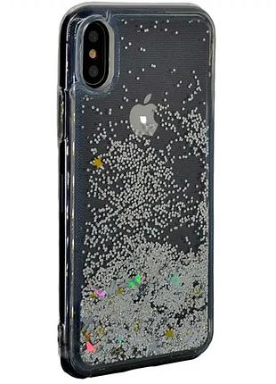 Чехол противоударный для xiaomi redmi note 6 pro с блестками защита от ударов и царапин
