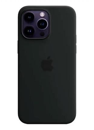 Силиконовый чехол для iphone 15 plus противоударный с защитой от ударов черный