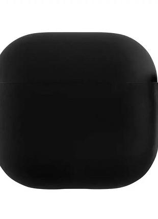 Чехол противоударный для airpods 4 защита от ударов и царапин микрофибра черный