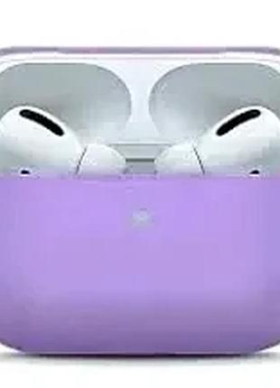 Силиконовый чехол для airpods pro защита от ударов и царапин purple