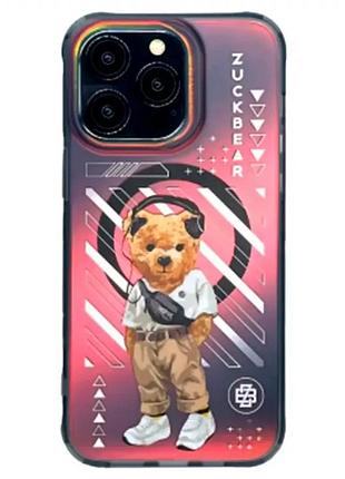 Чехол противоударный tpu для iphone 15 pro max защита от ударов манхэттенский дизайн для активных пользователей