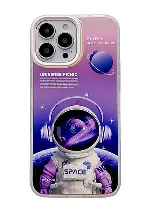 Чехол накладка silicone case для iphone 14 pro max с рисунком микки защита от ударов и царапин 6