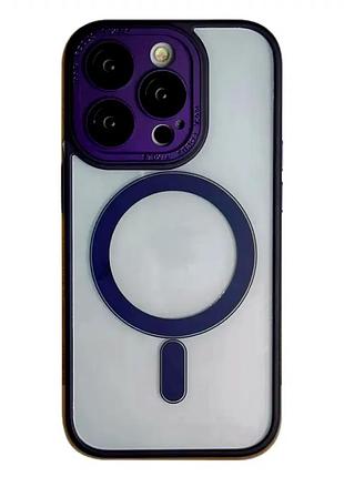 Чохол силіконовий для iphone 12 pro max протиударний захист від падінь пурпуровий